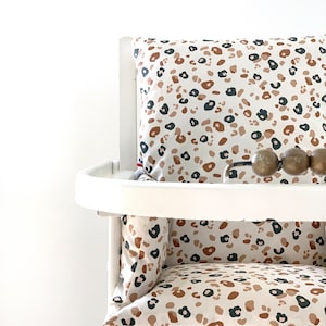 Coussin de chaise haute motif Léopard