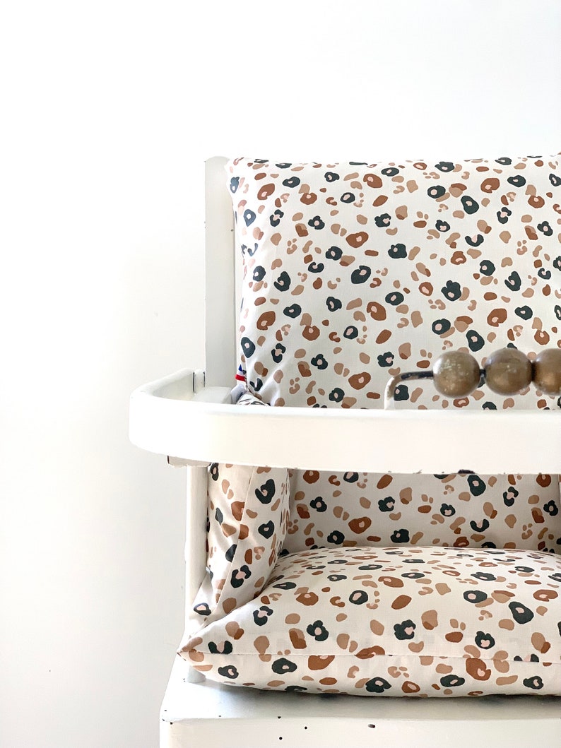 Coussin de chaise haute motif Léopard