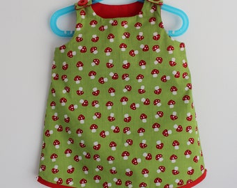 Cute little summer dress "mushrooms" T 2 years