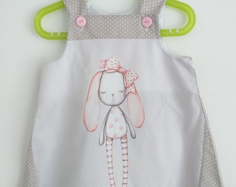 Pretty little "Rabbit" dress T 2 years