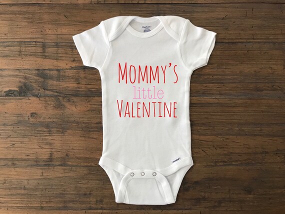 valentine's day onesie girl