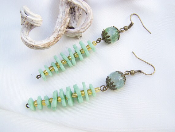 cold porcelain earrings
