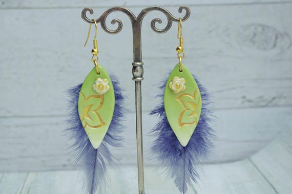 Molded of Cold Porcelain Earrings Etsy Ireland