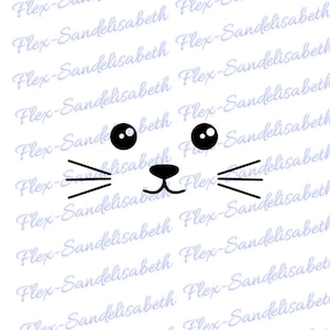 lapin mignon yeux kawaii flex thermocollant couleur et dimension au choix