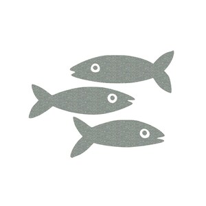 sardines poissons flex transfert thermocollant couleur et dimension au choix