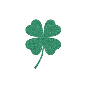 Hittebestendige vinylsticker met een geluksklavertje vier, verkrijgbaar in diverse kleuren en maten.