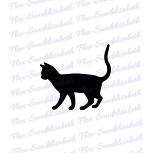 chat chaton transfert flex thermocollant pour tissu couleur et dimension au choix