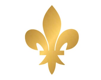 Pattern 8 X 69 Cm In Flex Fusible Glittery Gold Fleur De