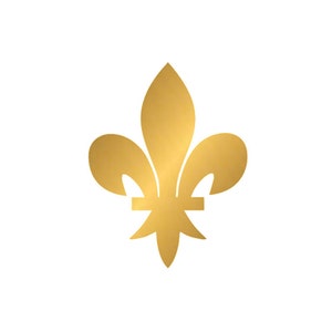 fleur lys roi royal royauté flex transfert thermocollant textile couleur et dimension au choix
