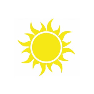 soleil été plage flex thermocollant appliqué transfert textile dimension au choix