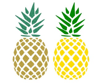 pineapple applied flex iron-on color and size of your choice