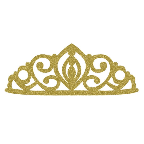 diadème couronne princesse reine appliqué flex thermocollant couleur et dimension au choix