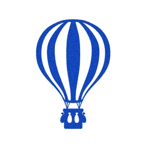 montgolfière appliqué flex thermocollant couleur et dimension au choix image 1