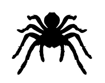 tarantula spider halloween flex iron-on color and size of your choice