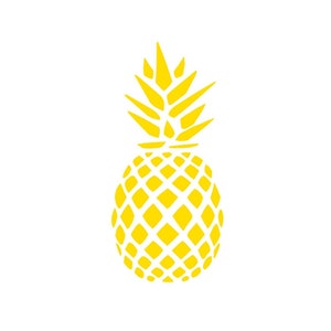 piña fruta verano aplicado flex iron-on transferencia textil color y tamaño de su elección