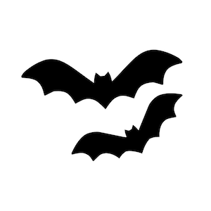 Halloween Fledermaus Flex Bügelbild Textiltransfer Farbe und Größe Ihrer Wahl