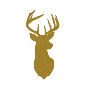 Hirsch Rentier Reh Hirschkuh Aufbügelfolie Flex Transfer Farbe und Größe Ihrer Wahl