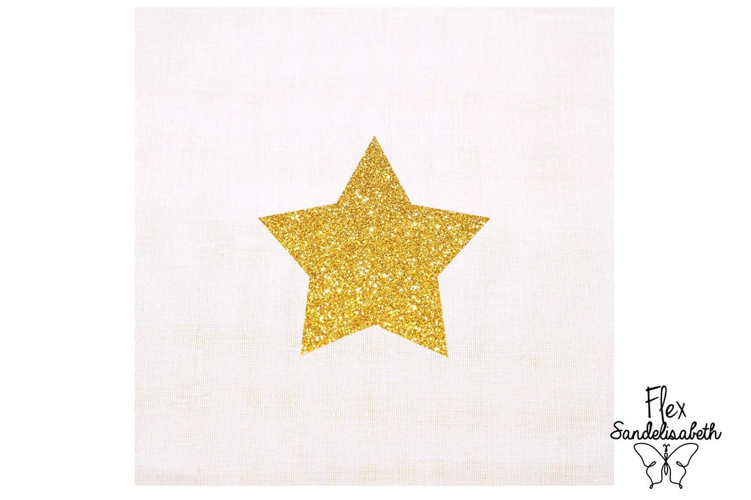 Flex thermocollant pour textile (motif :étoile (trois tailles))