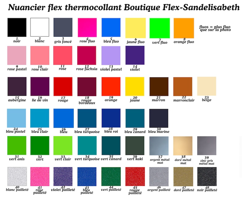 feather applied thermosticky flex color and size to choose from