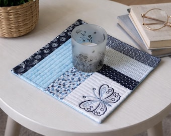 Patchworkdecke, Untersetzer, Tischdeko