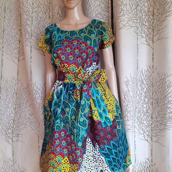 Peacock african print dresses 2025