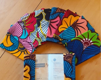Plusieurs couleurs, étuis passeports, protège passeport en wax pagne batik tissu africain fleurs de mariage Cadeau gift mode