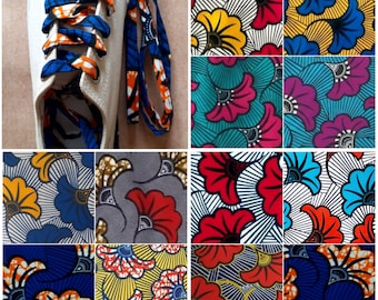 Par de cordones largos estilo africano en flores de cera para bodas unisex