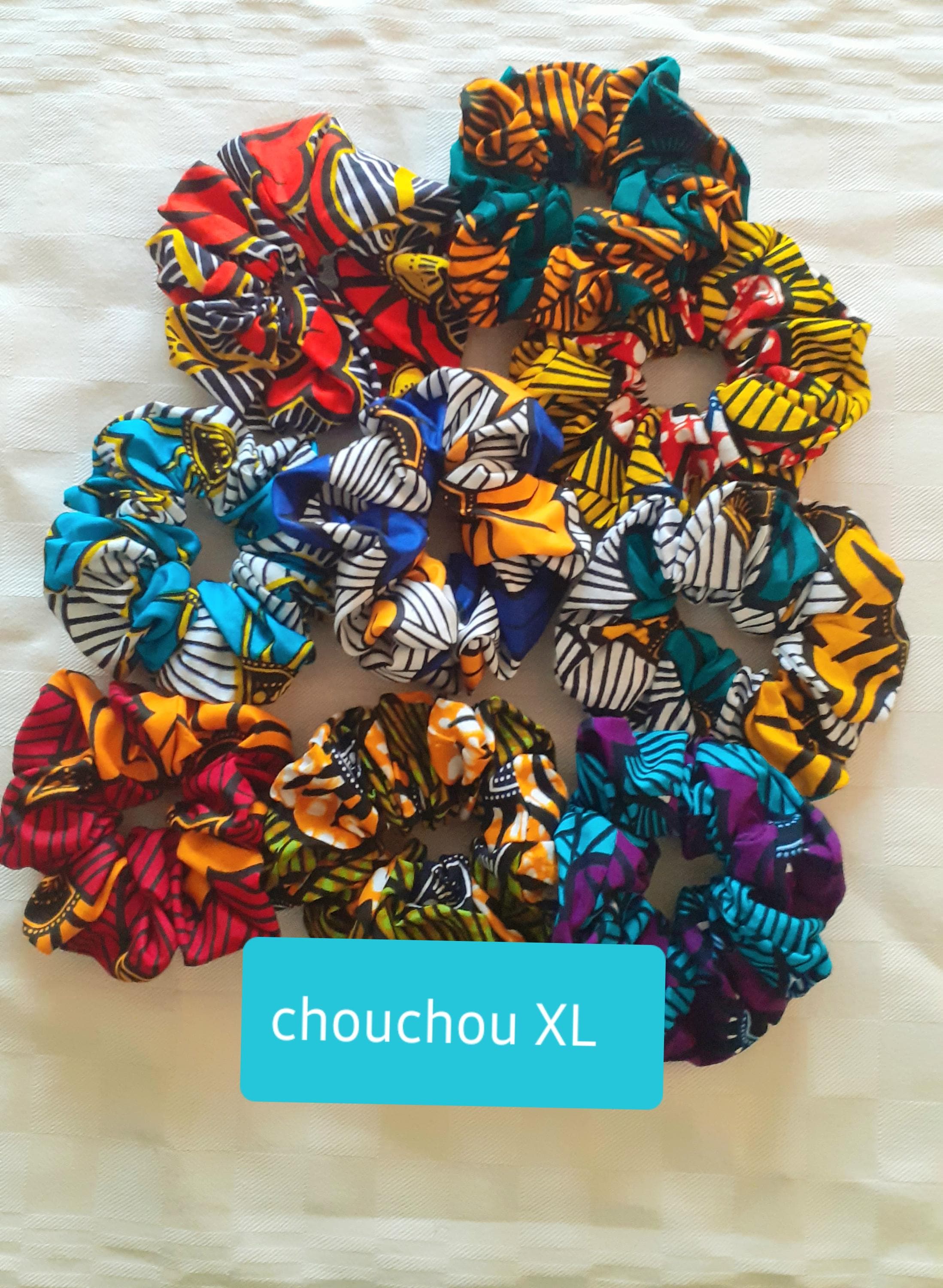 Chouchou XL Scrunchy, Scrunchie, Headband in African Style