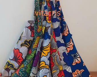 FAST SHIPPING Tote bag, just bag, shopping bag, tote bag, in wax African style wedding flowers. Gift fashion gift