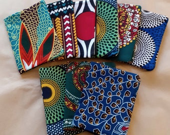Several colors, passport cases, passport protector in wax loincloth batik African fabric Gift fashion gift
