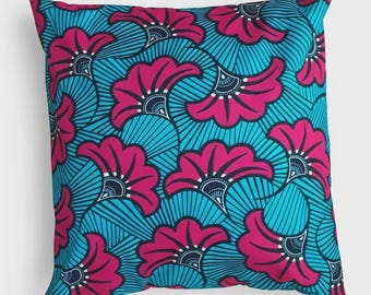 African style wax print cushion cover: 40x40 inches or 16x16 inches, 30x50 inches, 12x50 inches, 45x45 inches or 18x18 inches, 50x50 inches or 20x20 inches