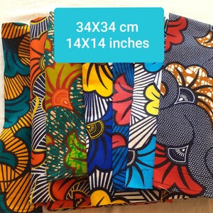 African style wax cotton fabric napkin wedding flowers