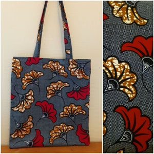 FAST DELIVERY Tote bag, shopping bag, shopping bag, tote in Wax batik African style wedding flowers. Fashion gift