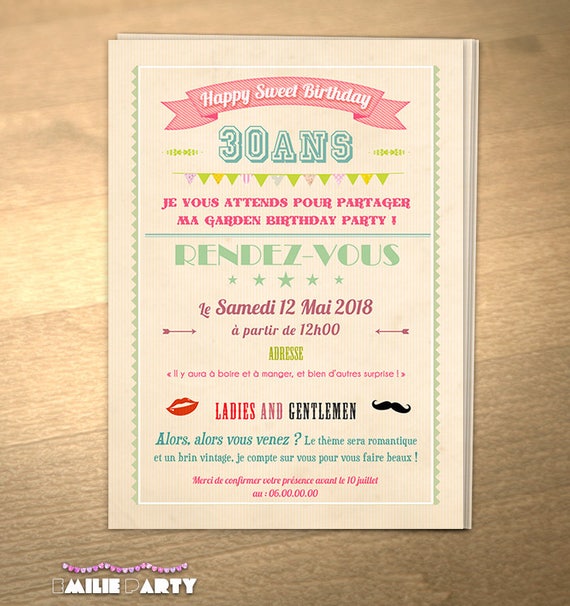 Personalized Printable Birthday Invitation Theme Retro Etsy Personalized Printable Birthday Invitation Theme Retro Etsy