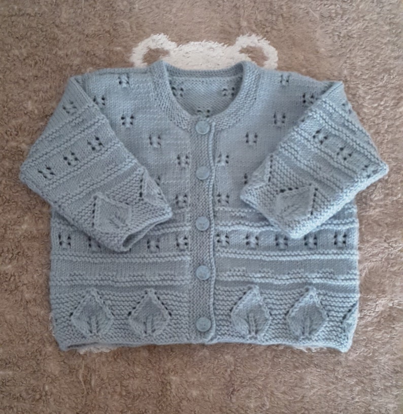 BLUE BABY VEST 3 Months Etsy