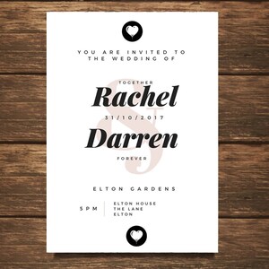 Wedding Invitation Wedding Invitation Template Trending Now Wedding Invite PDF Editable Invitation DIY Printable AC0014 画像 1