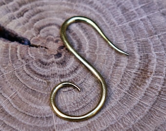 Brass Ear Expander,Stretcher, Start Stretching, Ear Stretching,Stretching Earlobes,Starter Stretcher,Spiral,1.2mm-1.6 mm, Tribal stretcher,