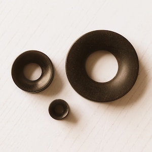Eisen Holz Tunnel,HolzTunnel,HolzPlug,SchwarzOhrTunnel,Steckschmuck,Körperschmuck,5 mm,6 mm,8 mm,10 mm,12 mm,14 mm,20 mm,25 mm