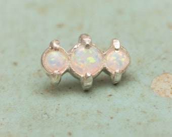 Labret, Tragus, Medusa, Monroe, Plata, Perforación, Joyas para el cuerpo, Tribal, Pasadores sin rosca, Extremos