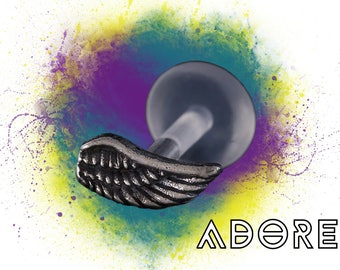 Labret, Tragus, Medusa, Monroe, Plata, Piercing, Joyería corporal, Tribal, Empuje de ala, Alfileres sin hilo, Extremos