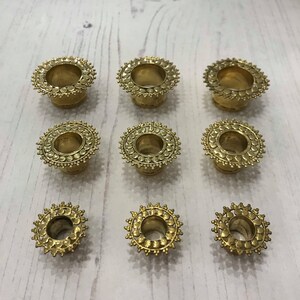 Brass Mandala Ear Tunnel, Tribal Brass Ear Tunnel, Tribal Flesh Tunnel, Tribal Brass Plug, Ear Gauges,10mm,14mm,16mm,18mm,20mm