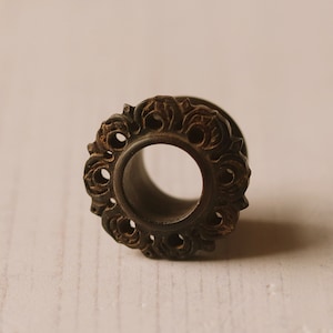Arang Holz Tunnel, Holz Tunnel, Holz Plug, Ösen, 14mm Ohr Tunnel, Gauges, Stretched Jewelry, BodyJewellery, 22mm