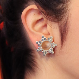 Silver Plated Tunnel Ear Plugs Gauges,Ear Tunnels,Piercing Jewelry,Tribal Gauge Jewelry,12mm,14mm,16mm,18mm,20mm,22mm,25mm,28mm,30mm
