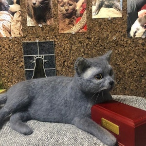 Clone Bourre De Calin De Chat Chat De Taille Reelle De Etsy
