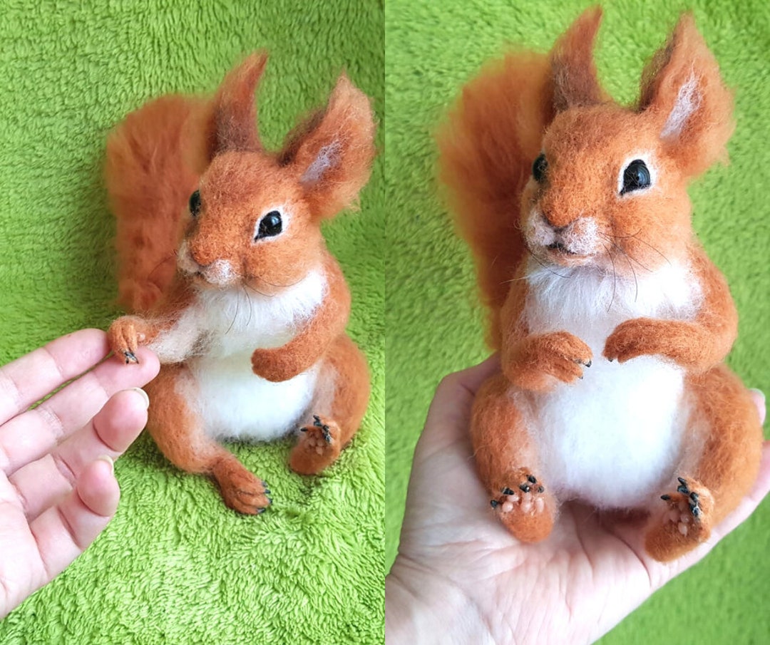 realistic stuffed squirrel