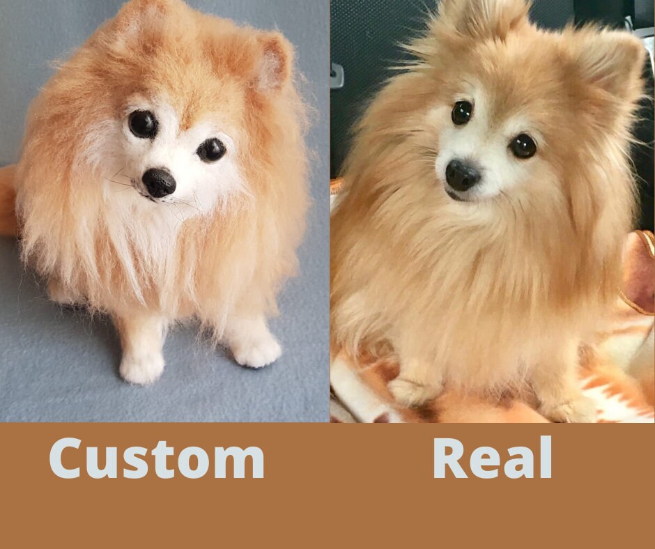 realistic stuffed dog toy