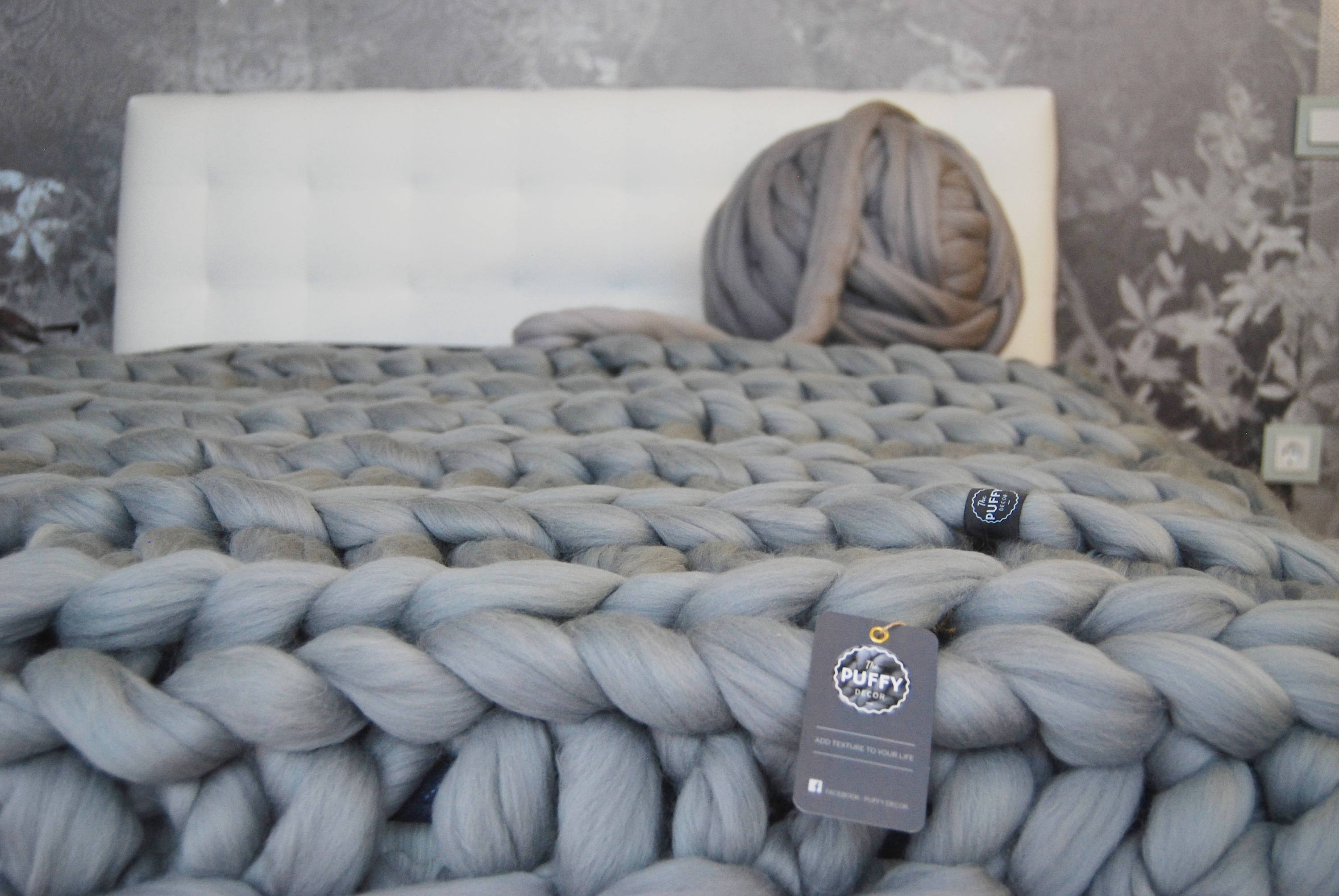 King Size Chunky Blankets Woollen Blanket For Bed Cable 50