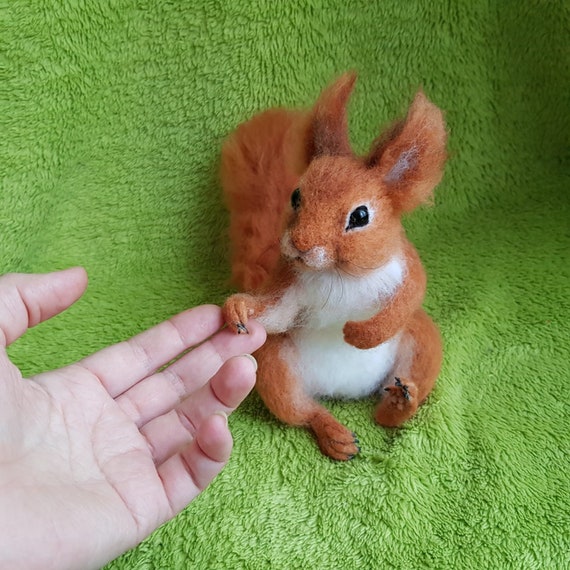 realistic stuffed squirrel
