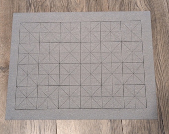 Water Writing Cloth, Reusable Magic Water Writing Grid Canvas for Chinese Calligraphy – Practice Cloth with Optional Calligraphy Brush