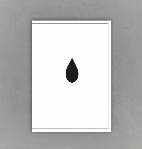 Carte Funeraire Avec Citation Kafka Enveloppe Dincl Etsy